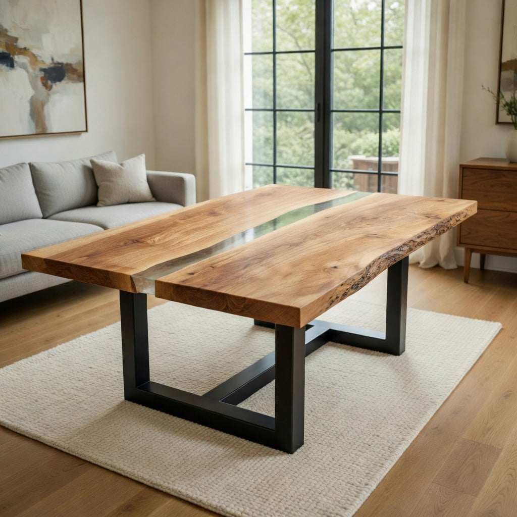 Tischplatte im Interieur