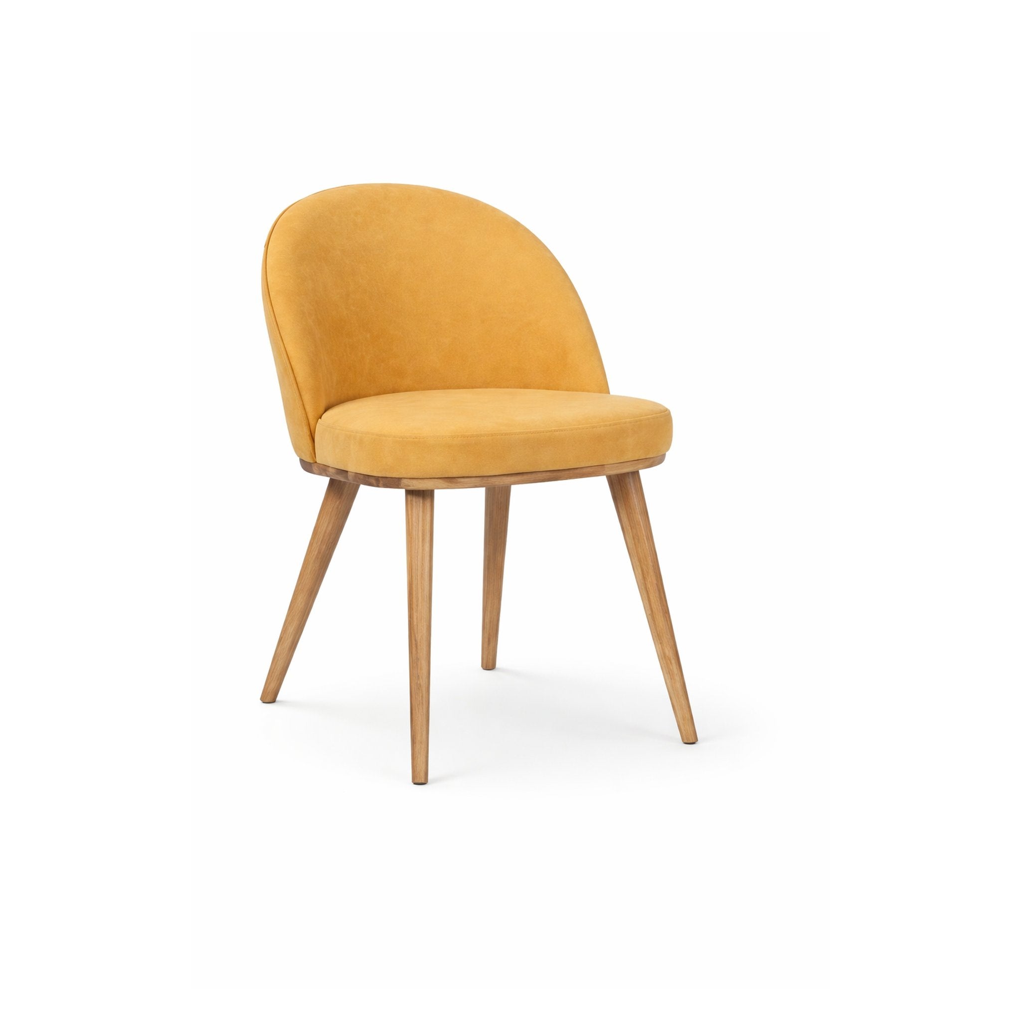 Polsterstuhl Clara – Eleganter Esszimmerstuhl in Samtoptik