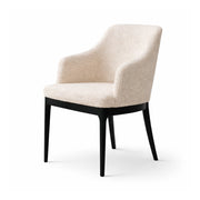 Polsterstuhl New York – Armchair-Sessel mit Holzbeinen im modernen Design